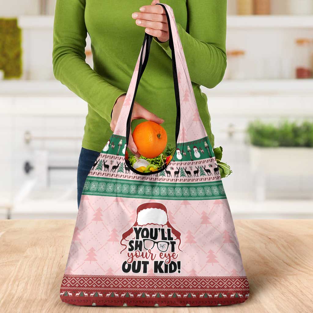 Christmas Story Grocery Bag You'll Shoot Your Eye Out - Wonder Print Shop