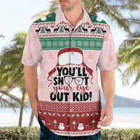 Christmas Story Hawaiian Shirt You'll Shoot Your Eye Out - Wonder Print Shop