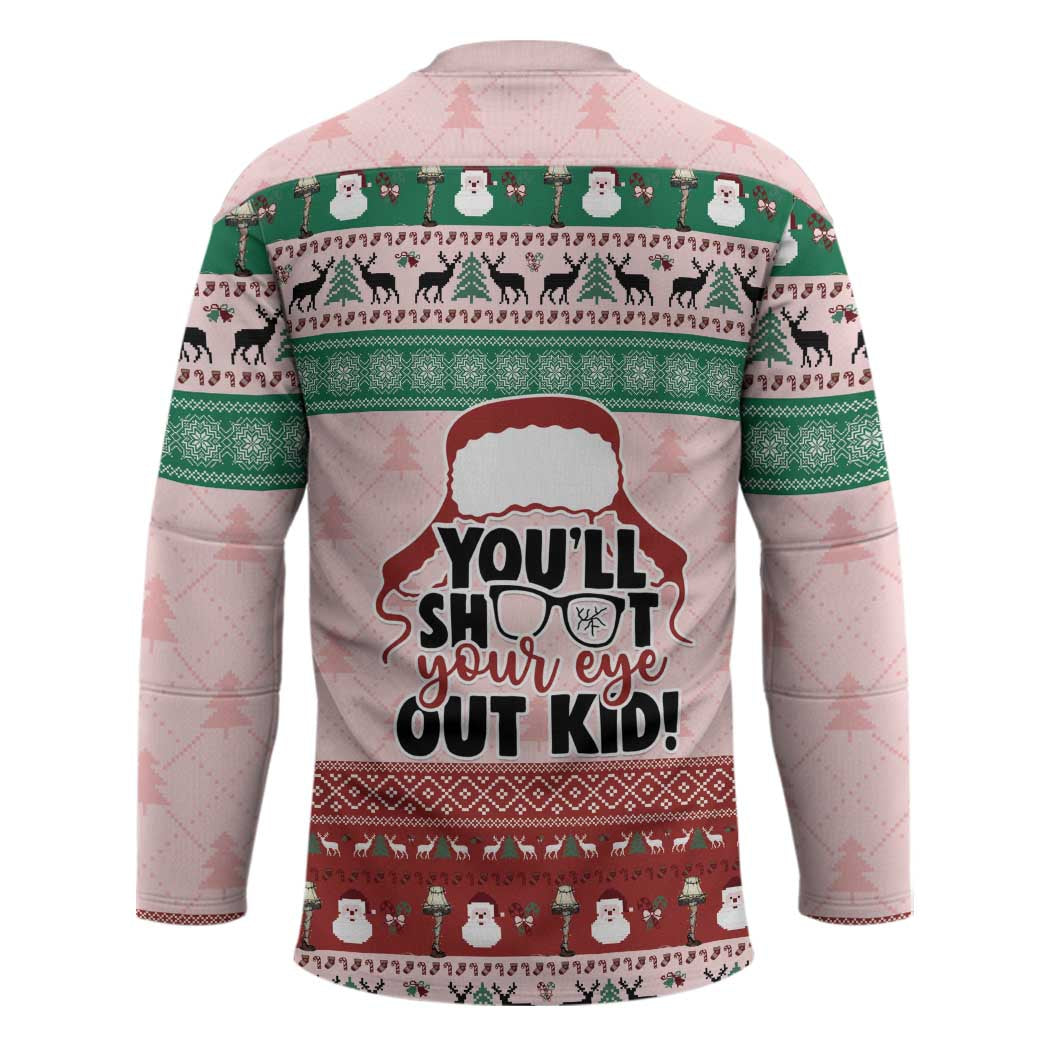 Christmas Story Hockey Jersey You'll Shoot Your Eye Out - Wonder Print Shop