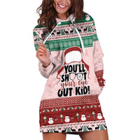 Christmas Story Hoodie Dress You'll Shoot Your Eye Out - Wonder Print Shop