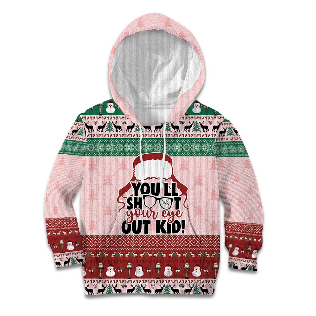Christmas Story Kid Hoodie You'll Shoot Your Eye Out - Wonder Print Shop