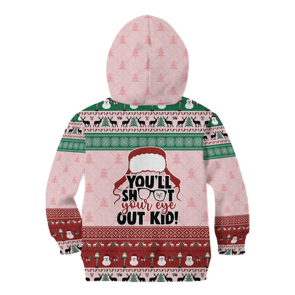 Christmas Story Kid Hoodie You'll Shoot Your Eye Out - Wonder Print Shop