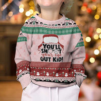Christmas Story Kid Ugly Christmas Sweater You'll Shoot Your Eye Out - Wonder Print Shop