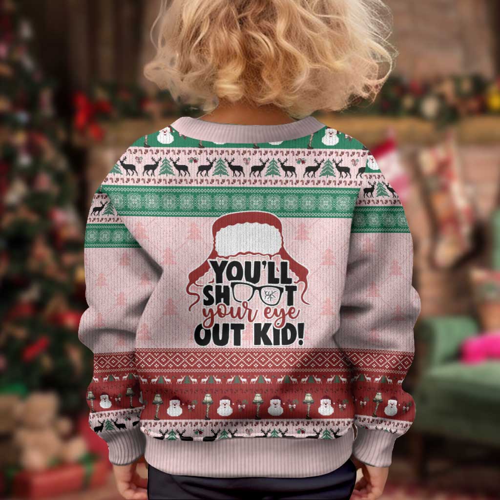 Christmas Story Kid Ugly Christmas Sweater You'll Shoot Your Eye Out - Wonder Print Shop