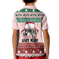 Christmas Story Kid Polo Shirt You'll Shoot Your Eye Out - Wonder Print Shop