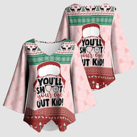 Christmas Story Kimono Sleeve Blouse You'll Shoot Your Eye Out - Wonder Print Shop