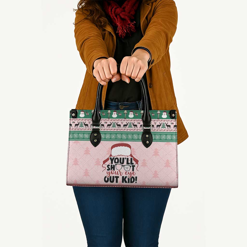 Christmas Story Leather Bag You'll Shoot Your Eye Out - Wonder Print Shop