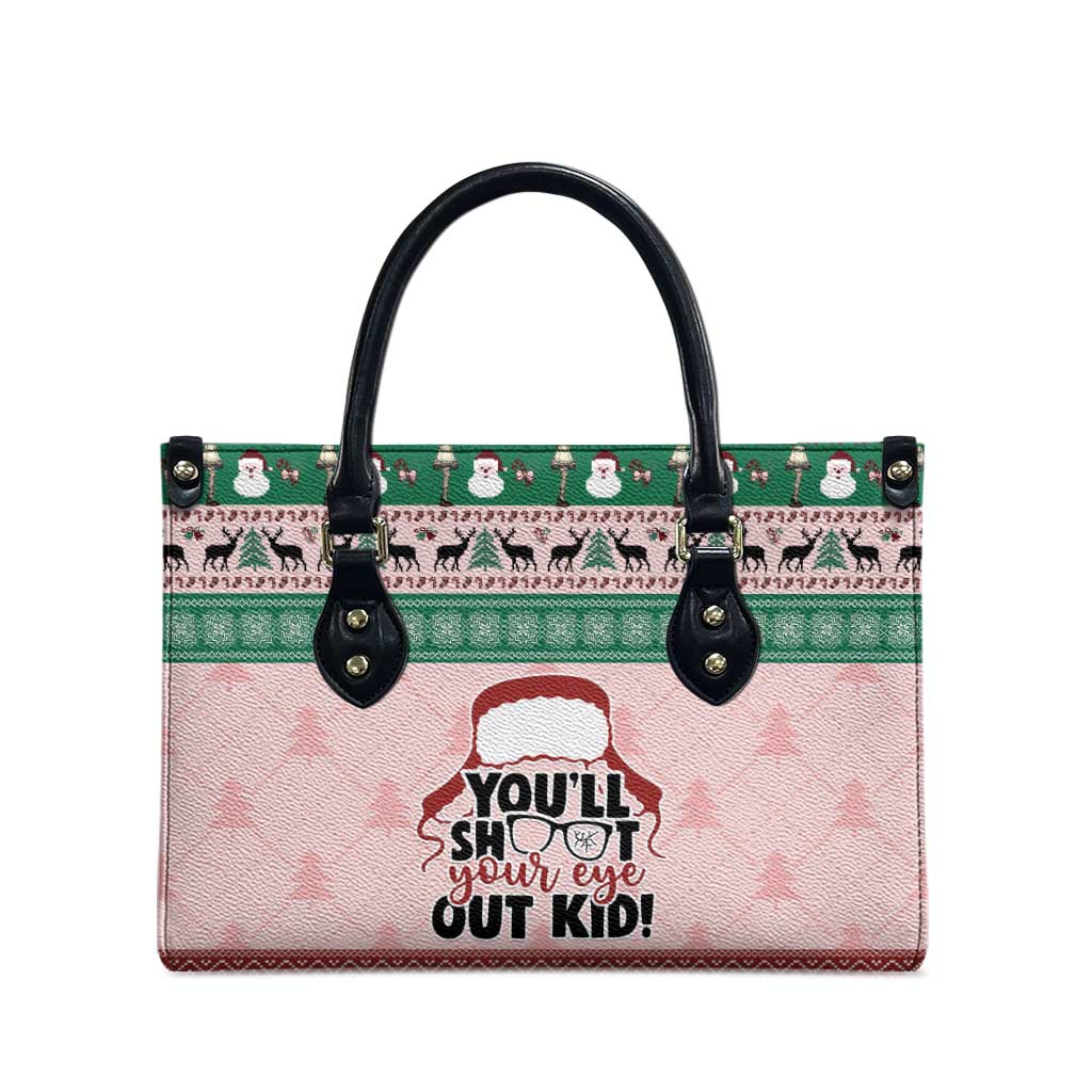 Christmas Story Leather Bag You'll Shoot Your Eye Out - Wonder Print Shop