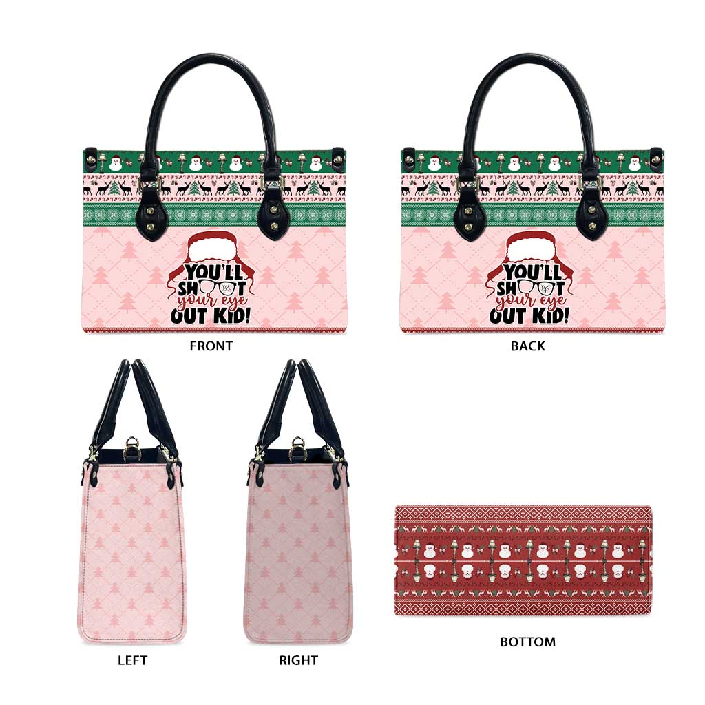 Christmas Story Leather Bag You'll Shoot Your Eye Out - Wonder Print Shop