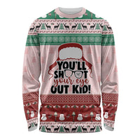 Christmas Story Long Sleeve Shirt You'll Shoot Your Eye Out - Wonder Print Shop
