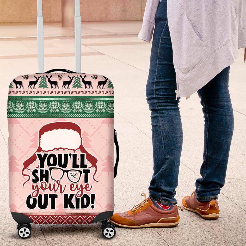 Christmas Story Luggage Cover You'll Shoot Your Eye Out - Wonder Print Shop
