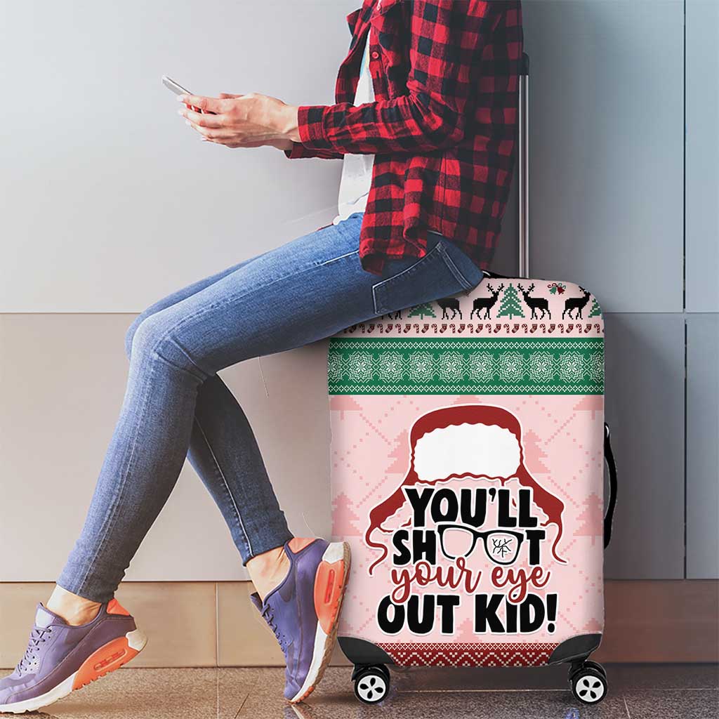 Christmas Story Luggage Cover You'll Shoot Your Eye Out - Wonder Print Shop