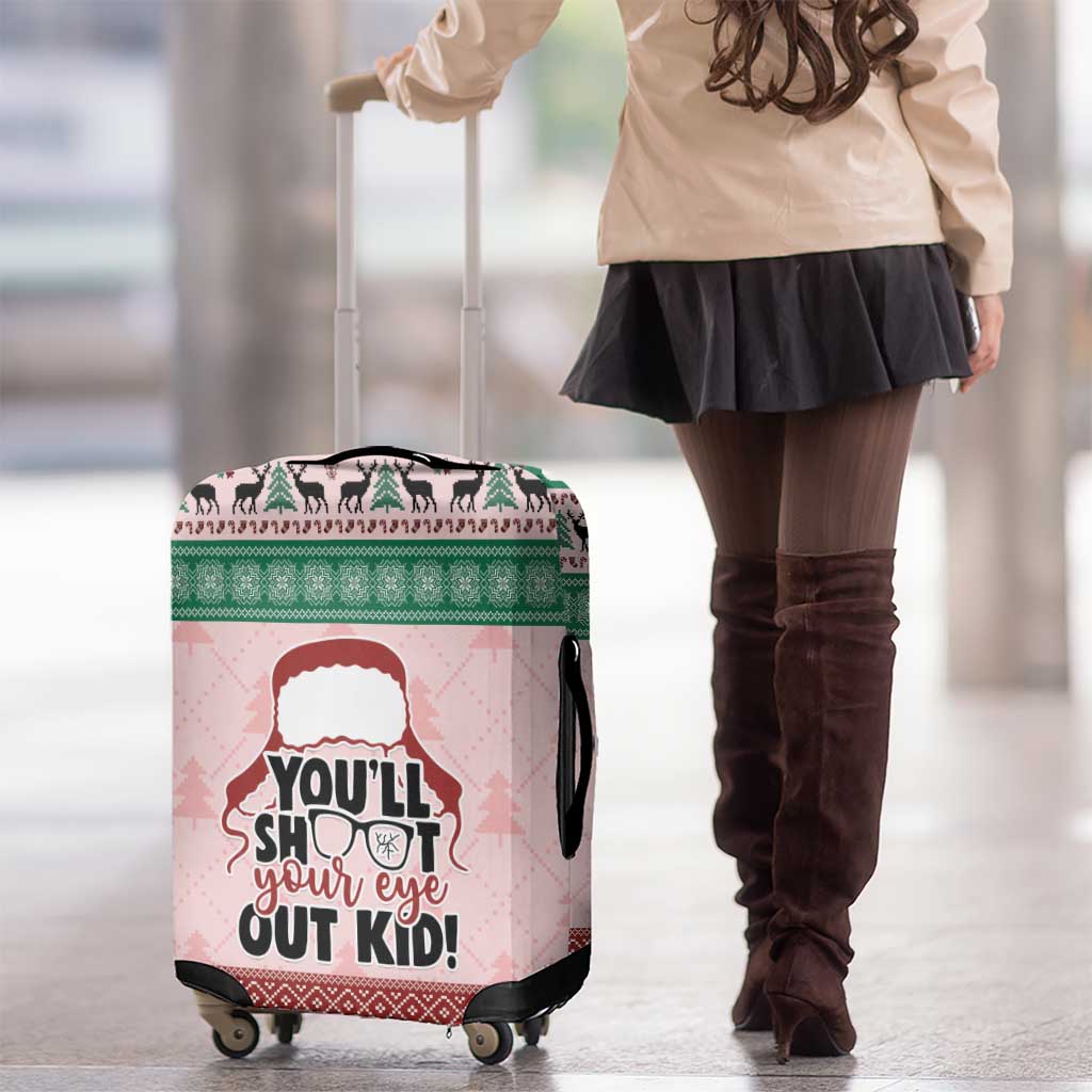 Christmas Story Luggage Cover You'll Shoot Your Eye Out - Wonder Print Shop