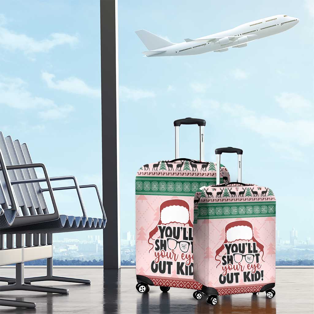 Christmas Story Luggage Cover You'll Shoot Your Eye Out - Wonder Print Shop