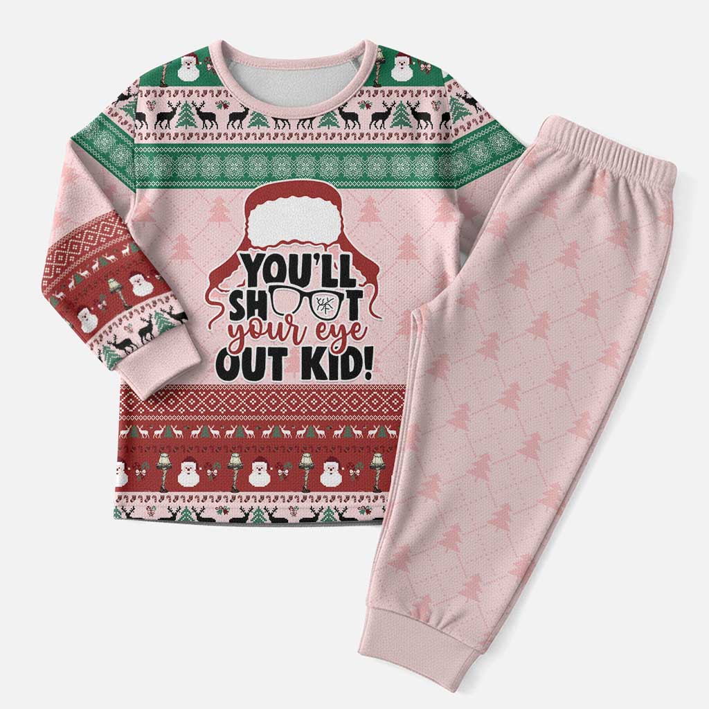 Christmas Story Christmas Pajama Set You'll Shoot Your Eye Out - Wonder Print Shop