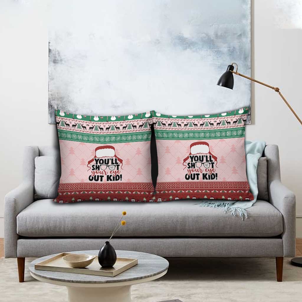 Christmas Story Pillow Cover You'll Shoot Your Eye Out - Wonder Print Shop