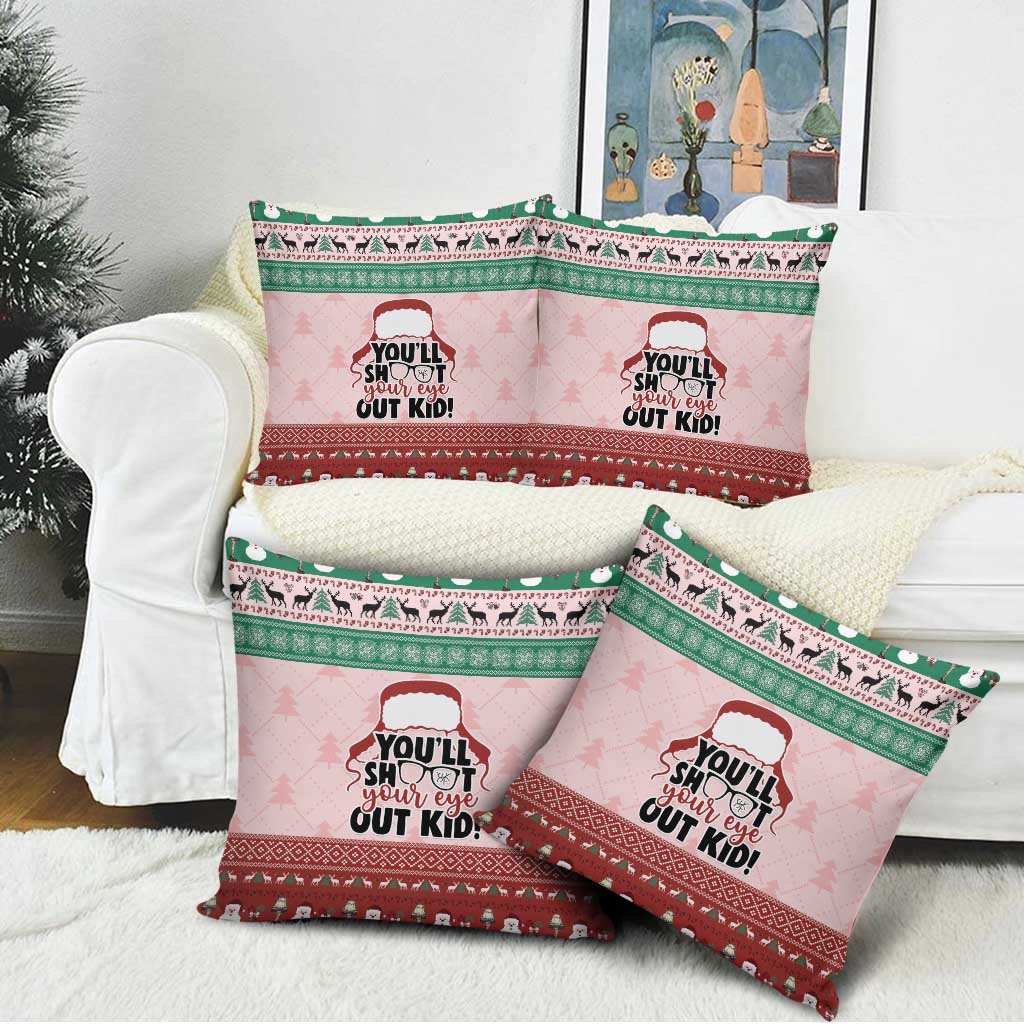 Christmas Story Pillow Cover You'll Shoot Your Eye Out - Wonder Print Shop
