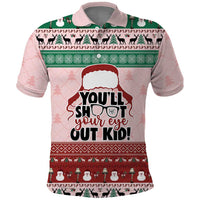 Christmas Story Polo Shirt You'll Shoot Your Eye Out - Wonder Print Shop