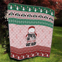 Christmas Story Quilt You'll Shoot Your Eye Out - Wonder Print Shop