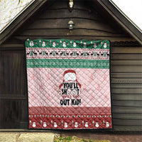 Christmas Story Quilt You'll Shoot Your Eye Out - Wonder Print Shop
