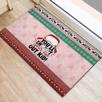 Christmas Story Rubber Doormat You'll Shoot Your Eye Out - Wonder Print Shop