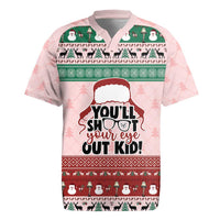 Christmas Story Rugby Jersey You'll Shoot Your Eye Out - Wonder Print Shop