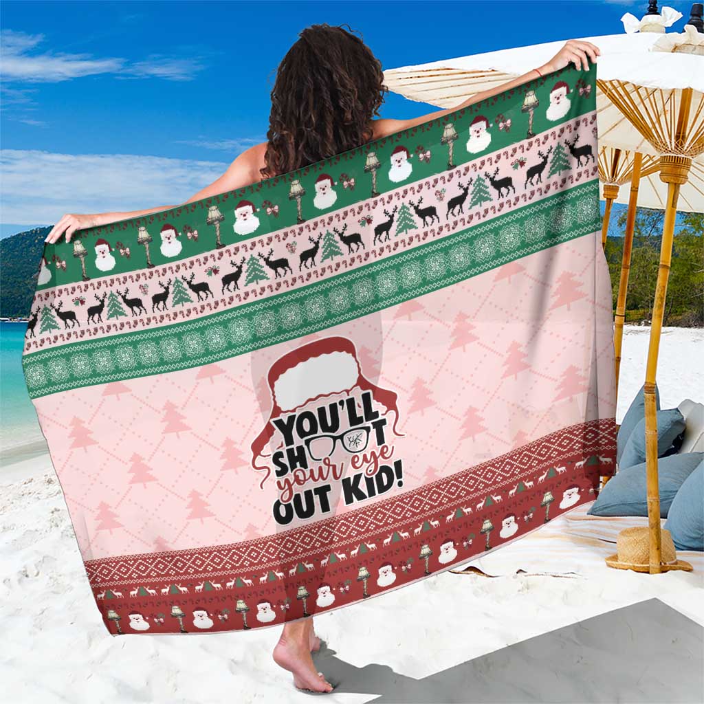 Christmas Story Sarong You'll Shoot Your Eye Out - Wonder Print Shop