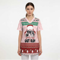 Christmas Story Scrub Top You'll Shoot Your Eye Out - Wonder Print Shop
