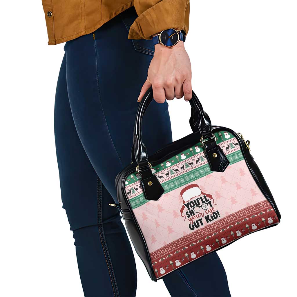 Christmas Story Shoulder Handbag You'll Shoot Your Eye Out - Wonder Print Shop