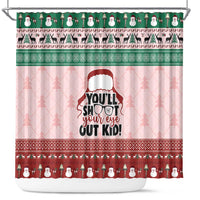 Christmas Story Shower Curtain You'll Shoot Your Eye Out - Wonder Print Shop