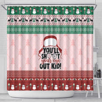 Christmas Story Shower Curtain You'll Shoot Your Eye Out - Wonder Print Shop