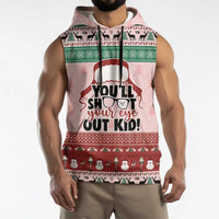 Christmas Story Sleeveless Hoodie You'll Shoot Your Eye Out - Wonder Print Shop
