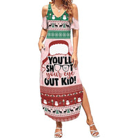 Christmas Story Summer Maxi Dress You'll Shoot Your Eye Out - Wonder Print Shop