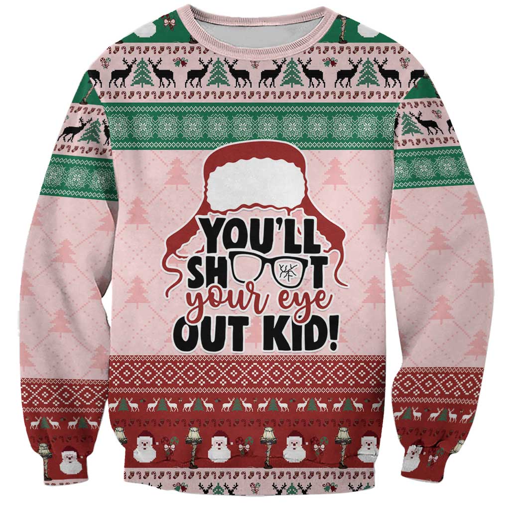 Christmas Story Sweatshirt You'll Shoot Your Eye Out - Wonder Print Shop
