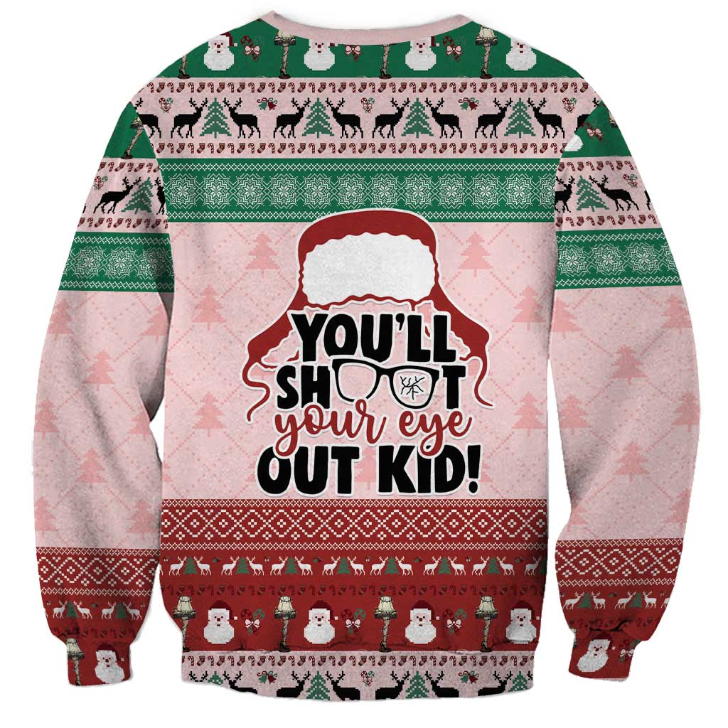 Christmas Story Sweatshirt You'll Shoot Your Eye Out - Wonder Print Shop