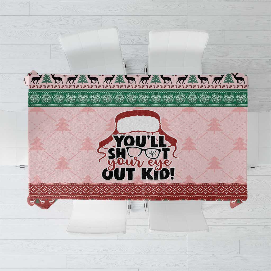 Christmas Story Tablecloth You'll Shoot Your Eye Out - Wonder Print Shop