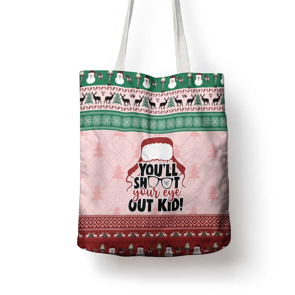 Christmas Story Tote Bag You'll Shoot Your Eye Out - Wonder Print Shop