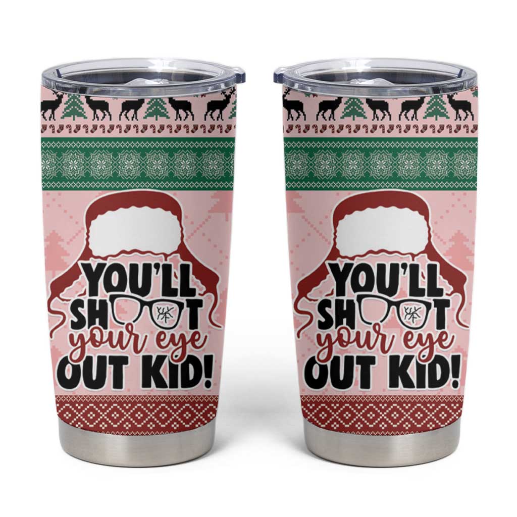 Christmas Story Tumbler Cup You'll Shoot Your Eye Out - Wonder Print Shop