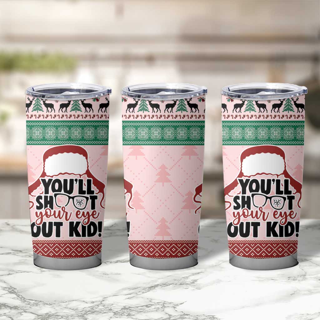 Christmas Story Tumbler Cup You'll Shoot Your Eye Out - Wonder Print Shop