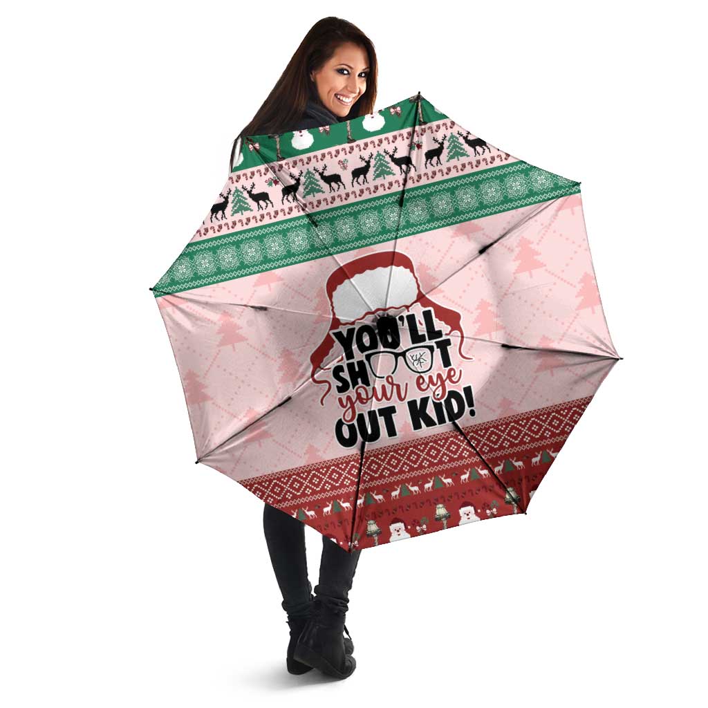 Christmas Story Umbrella You'll Shoot Your Eye Out - Wonder Print Shop