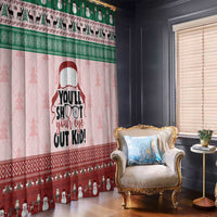 Christmas Story Window Curtain You'll Shoot Your Eye Out - Wonder Print Shop