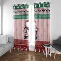 Christmas Story Window Curtain You'll Shoot Your Eye Out - Wonder Print Shop