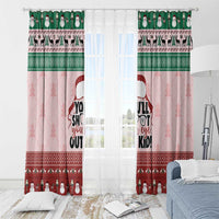 Christmas Story Window Curtain You'll Shoot Your Eye Out - Wonder Print Shop
