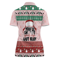 Christmas Story Women Polo Shirt You'll Shoot Your Eye Out - Wonder Print Shop