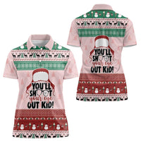 Christmas Story Women Polo Shirt You'll Shoot Your Eye Out - Wonder Print Shop