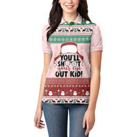 Christmas Story Women Polo Shirt You'll Shoot Your Eye Out - Wonder Print Shop