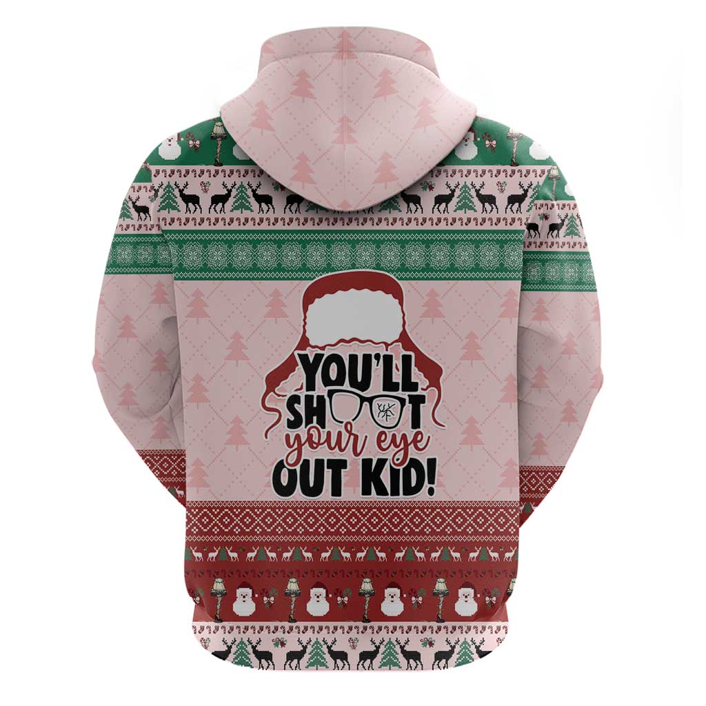 Christmas Story Zip Hoodie You'll Shoot Your Eye Out - Wonder Print Shop