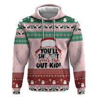 Christmas Story Zip Hoodie You'll Shoot Your Eye Out - Wonder Print Shop