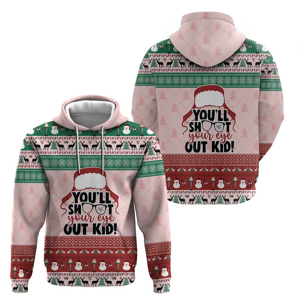 Christmas Story Zip Hoodie You'll Shoot Your Eye Out - Wonder Print Shop
