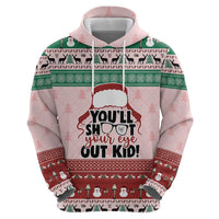 Christmas Story Zip Hoodie You'll Shoot Your Eye Out - Wonder Print Shop